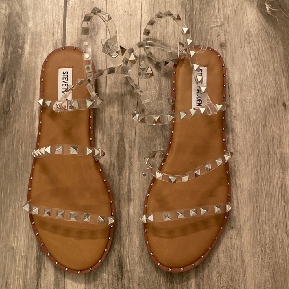 Steve Madden Travel Sandal - Clear (Size 8)